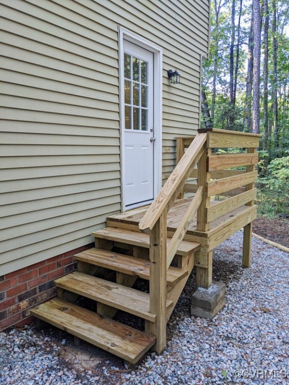 4600 Painted Post Lane Midlothian, VA 23112 - Photo 46 of 50 a view of a balcony with chairs and stairs