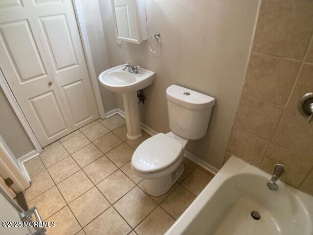 273 Stuart Street Howell, NJ 07731 - Photo 12 of 18 a bathroom with a sink a toilet and a mirror