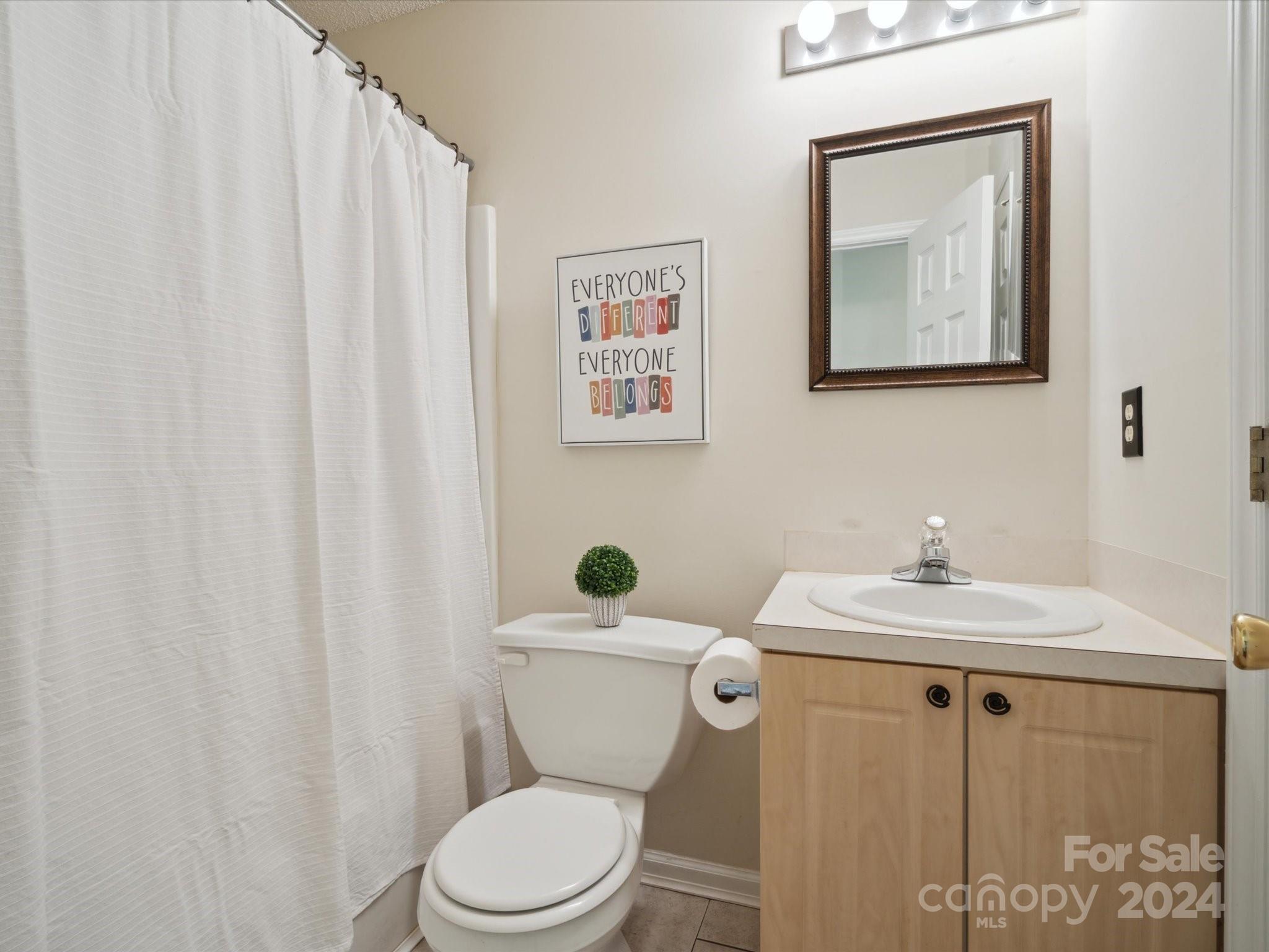 2113 River Chase Drive Monroe, NC 28110 - Photo 20 of 36 a bathroom with a sink a toilet and a mirror