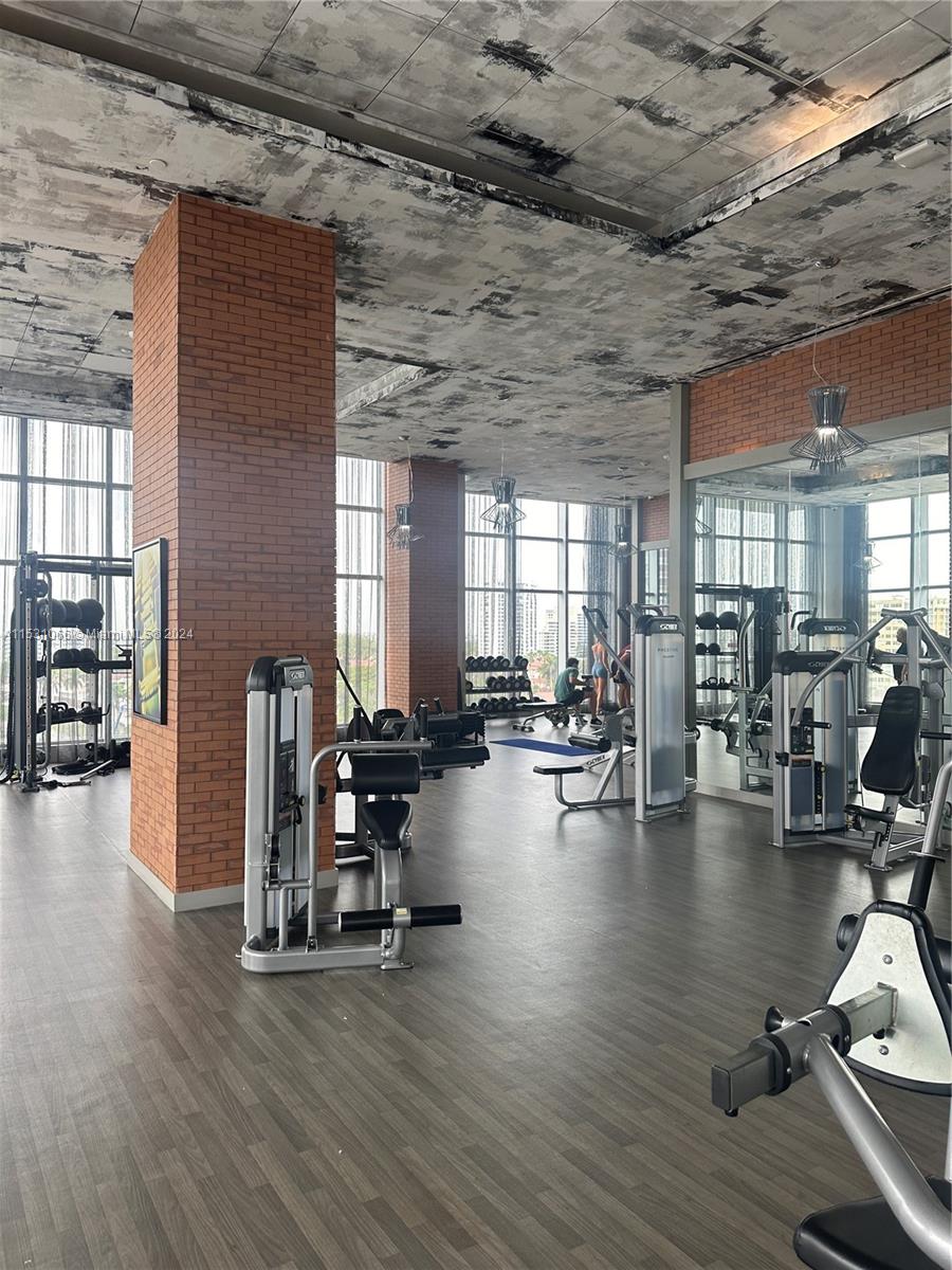 4010 South Ocean Drive, Unit R707 Hollywood, FL 33019 - Photo 68 of 70 a view of a room with gym equipment