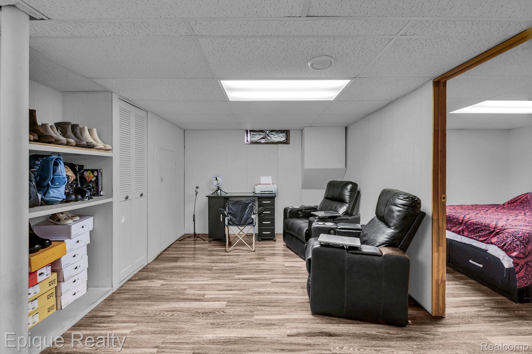 25174 Code Road Southfield, MI 48033 - Photo 18 of 25 Partially finished basement