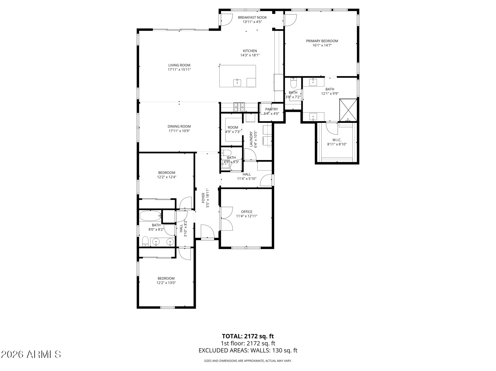 22083 East Camacho Road Queen Creek, AZ 85142 - Photo 41 of 42 a picture of a floor plan