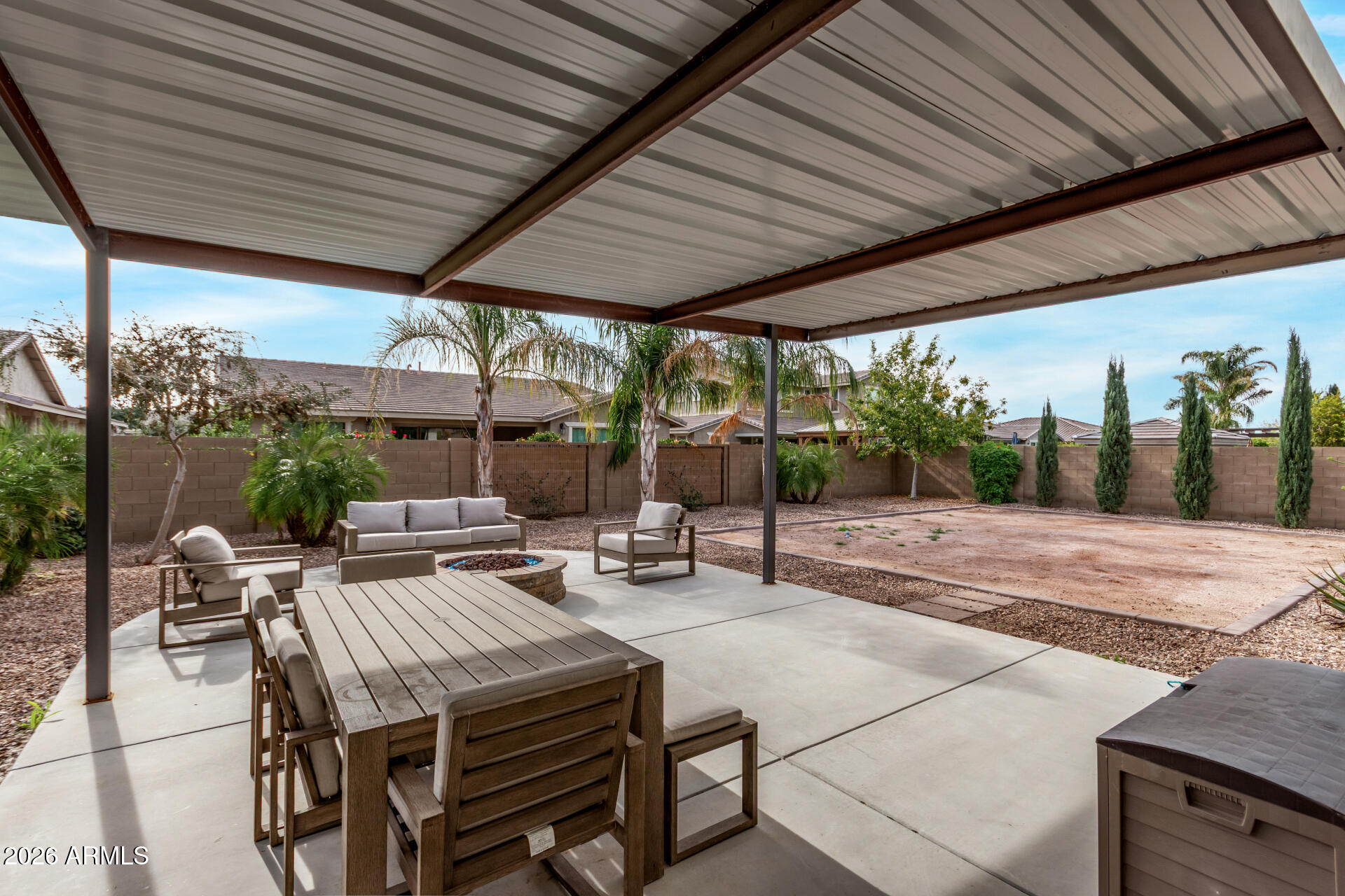22083 East Camacho Road Queen Creek, AZ 85142 - Photo 35 of 42 a view of yard with patio