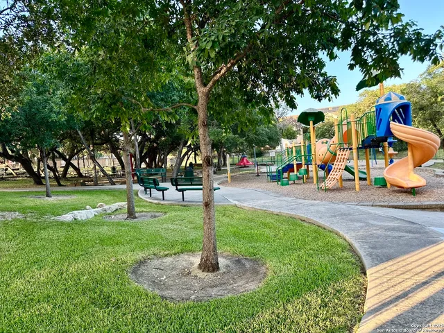 a outdoor space with wooden floor