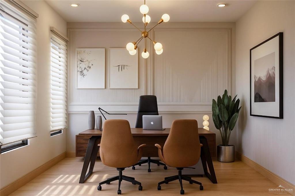 4804 Tyler, Unit 3 McAllen, TX 78503 - Photo 26 of 30 a view of a workspace with furniture and a window