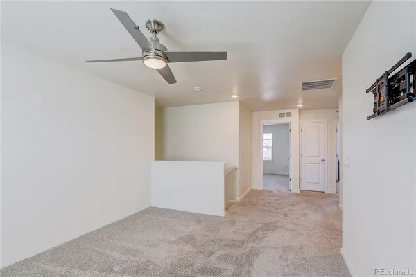a view of an empty room