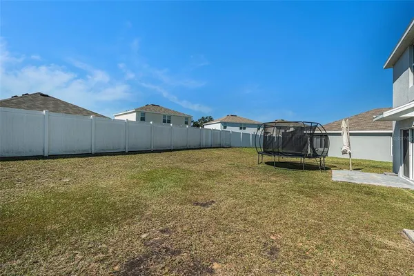 a backyard of a house