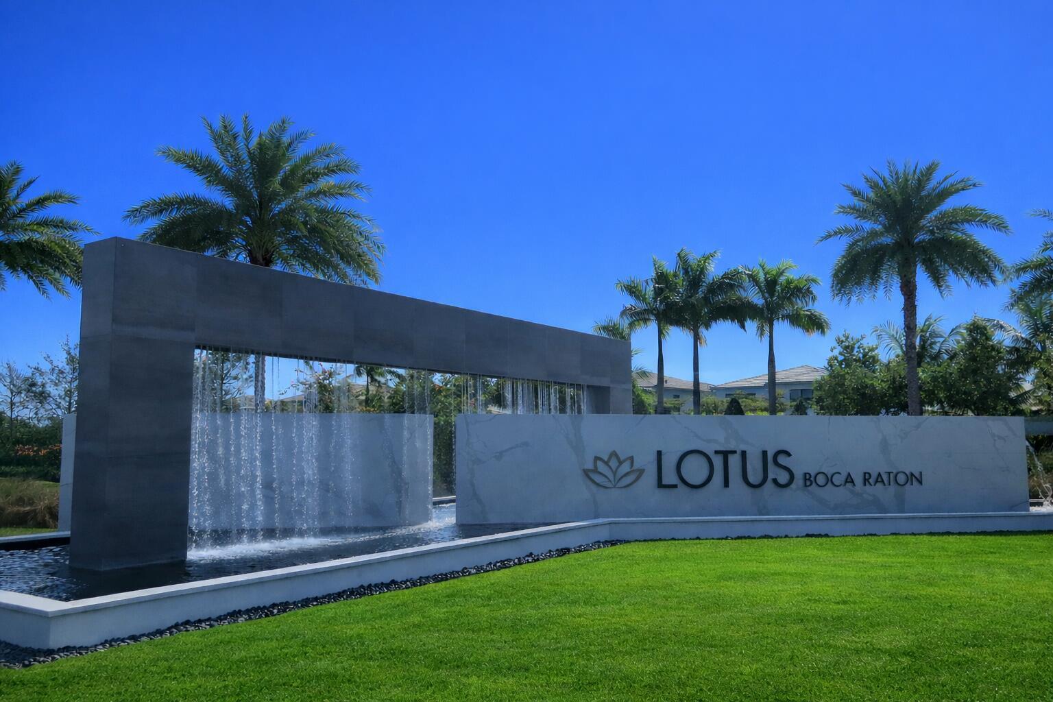 8537 Apple Falls Lane Boca Raton, FL 33496 - Photo 39 of 58 ENTRANCE TO LOTUS