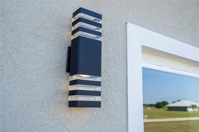 front view of a house with a outdoor space