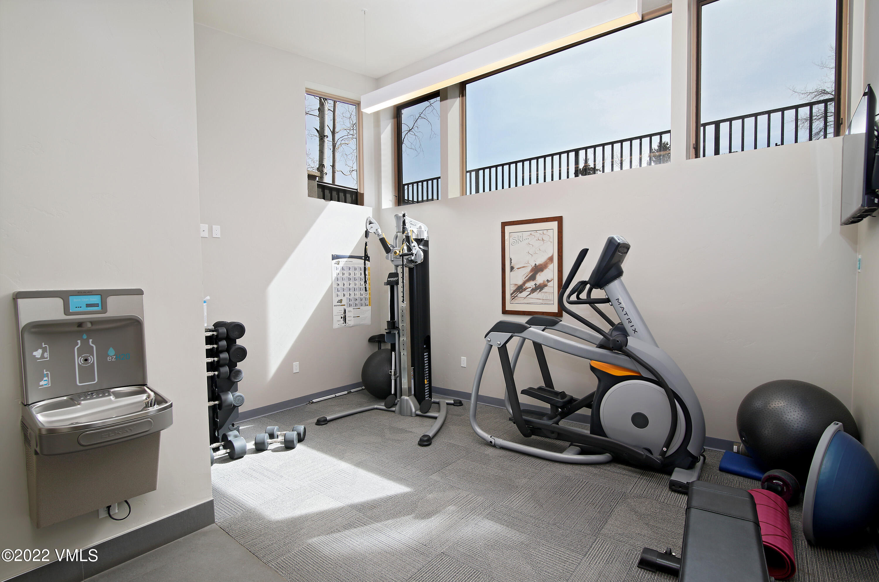 548 South Frontage Road West, Unit 105 Vail, CO 81657 - Photo 17 of 19 a view of a room with gym equipment