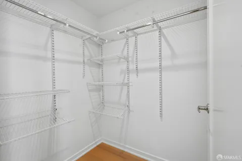 a view of a two room and a window