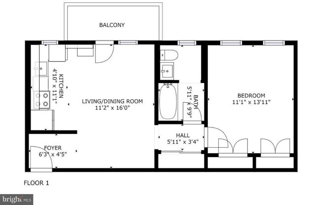 $360,000 | 1401 Columbia Road Northwest, Unit 219, Washington, DC 20009