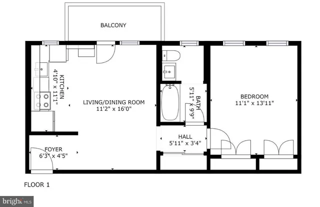 $360,000 | 1401 Columbia Road Northwest, Unit 219, Washington, DC 20009
