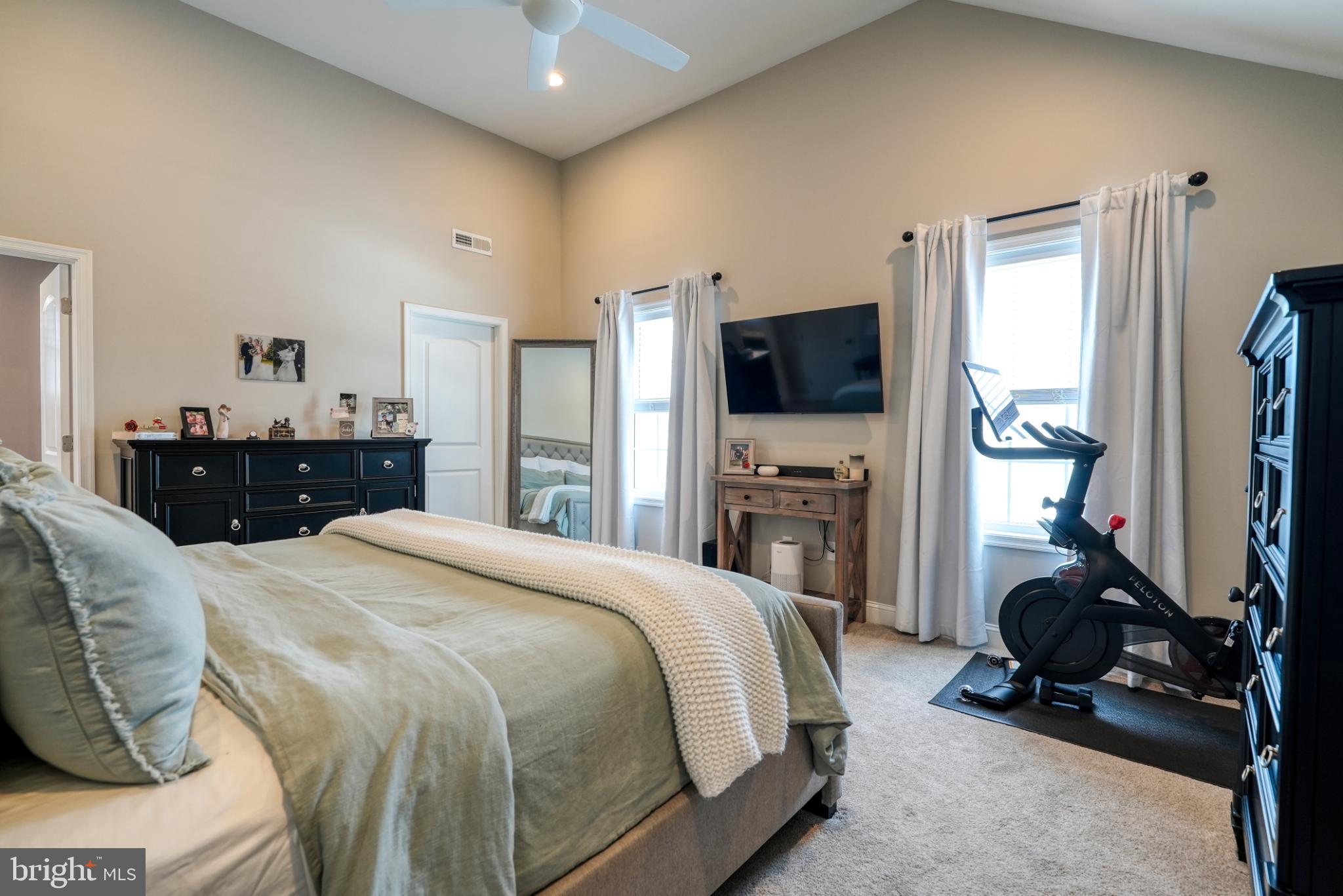 813 5th Avenue Croydon, PA 19021 - Photo 43 of 58 Serene bedroom with modern fitness corner.