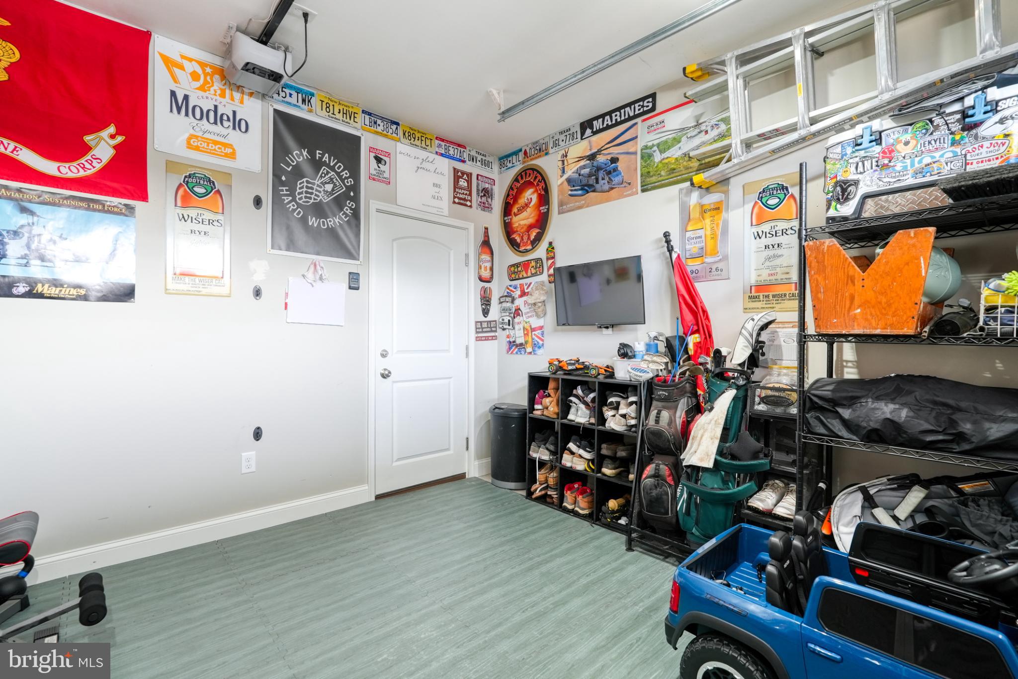 813 5th Avenue Croydon, PA 19021 - Photo 54 of 58 Vibrant garage adorned with nostalgic decor.