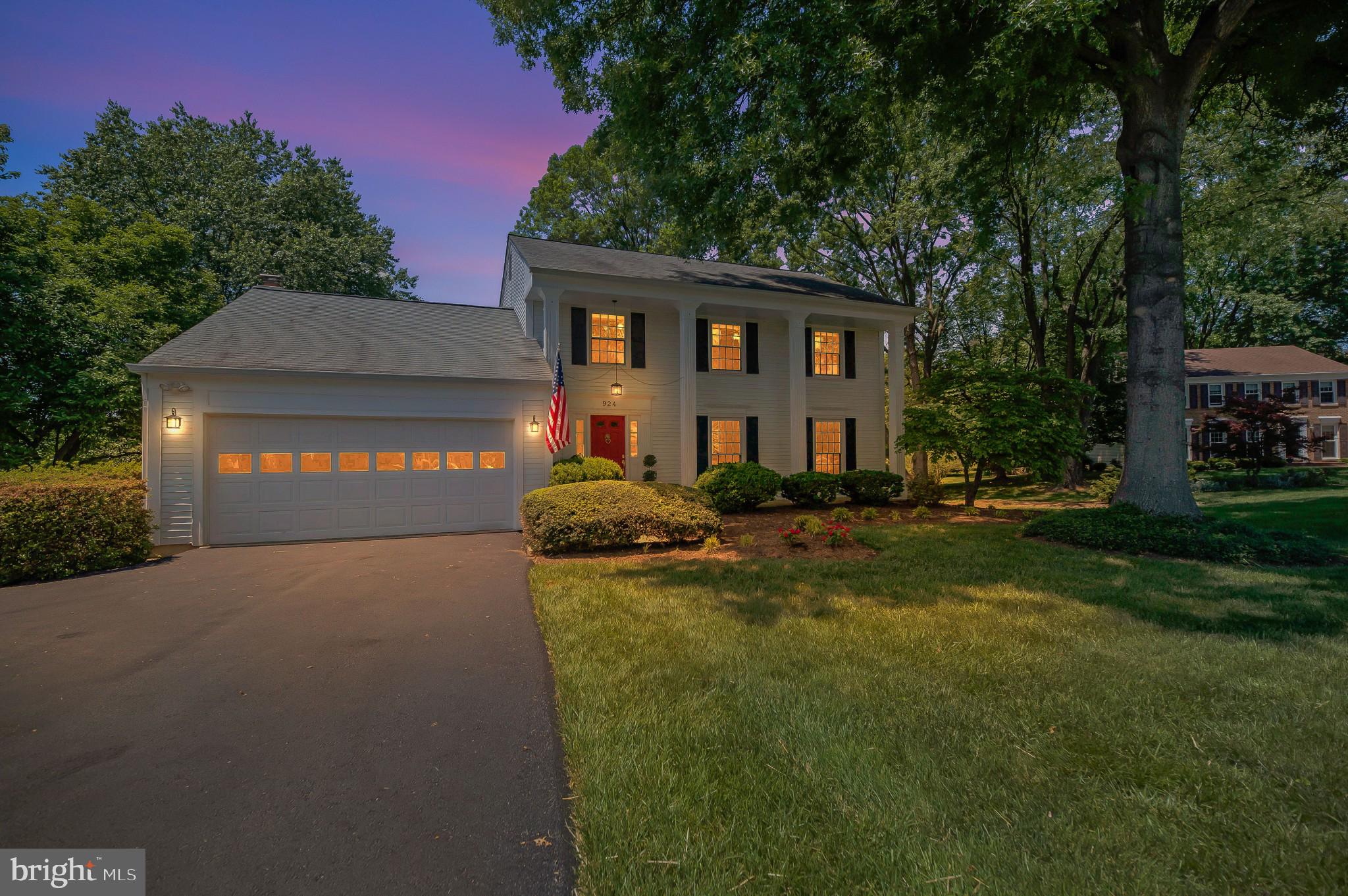 924 Riva Ridge Drive Great Falls, VA 22066 - Photo 43 of 44 Home at Dusk... Welcome Home!