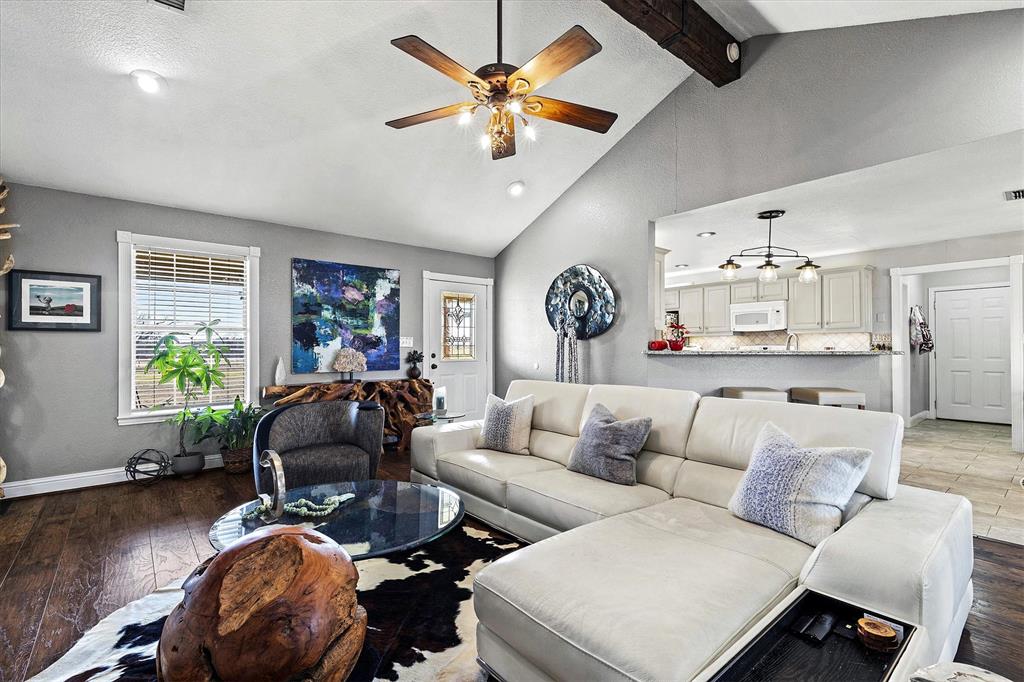 2590 Blackjack Road West Aubrey, TX 76227 - Photo 13 of 26 a living room with furniture and a large window