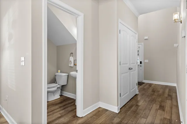 a bathroom with a sink and a toilet