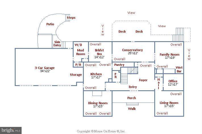 10531 Wickens Road Vienna, VA 22181 - Photo 28 of 30 Main Level Floorplan