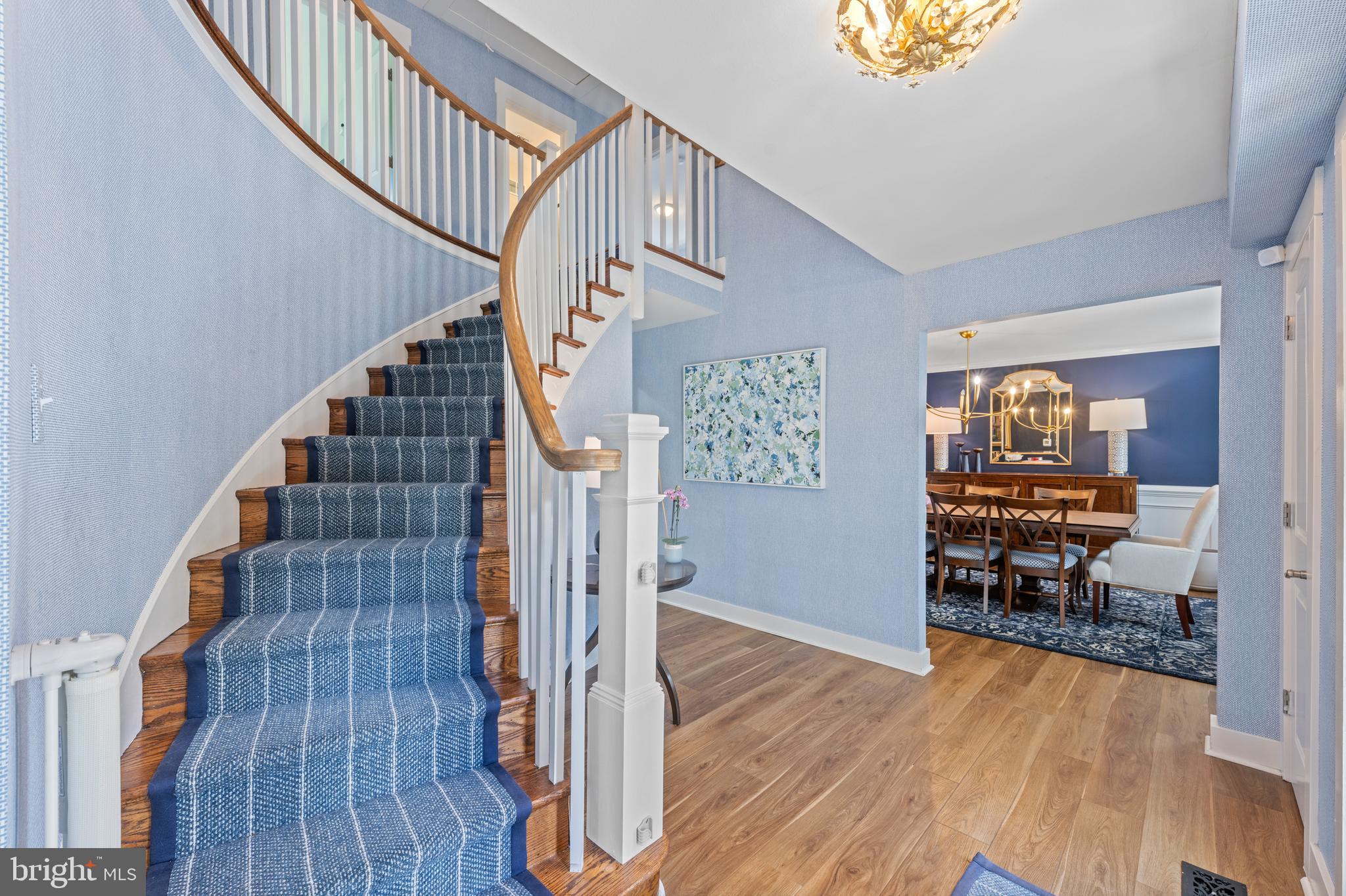 2031 White Horse Road Berwyn, PA 19312 - Photo 5 of 54 Curved Staircase