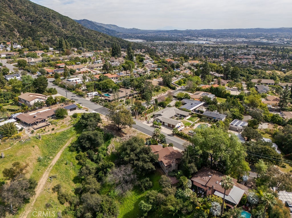 235 Spinks Canyon Road Duarte, CA 91010 - Photo 60 of 62 an aerial view of residential house with parking space