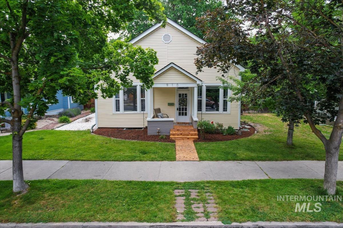 910 North 16th Street Boise, ID 83702 - Photo 40 of 47 Charming yellow siding home with a welcoming front porch and a newly installed wood plank walkway