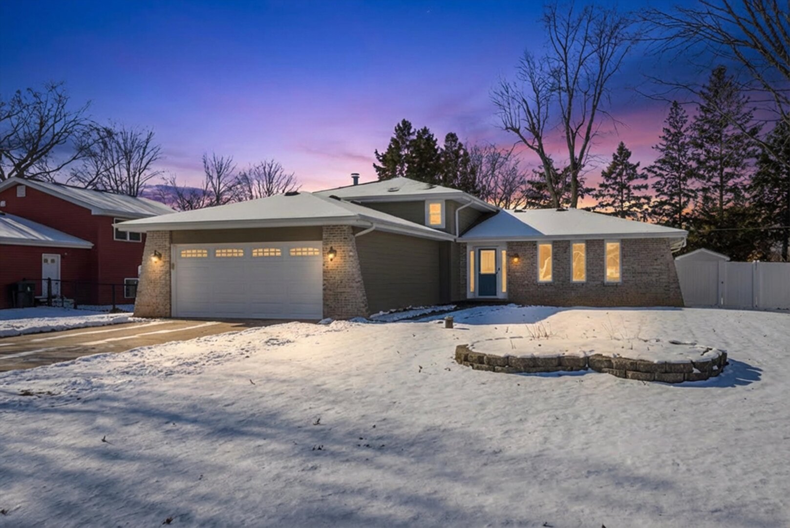 24350 Marble Road Channahon, IL 60410 - Photo 24 of 28 a front view of a house with a yard