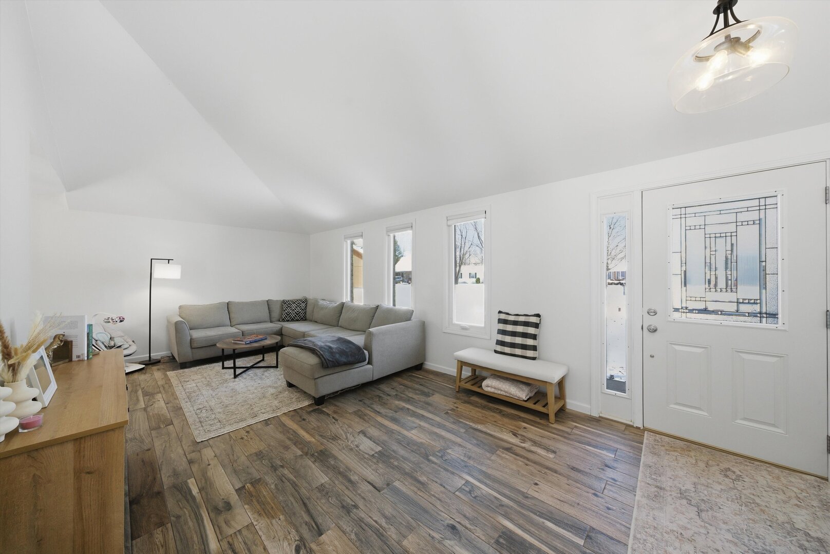 24350 Marble Road Channahon, IL 60410 - Photo 5 of 28 a living room with furniture and wooden floor