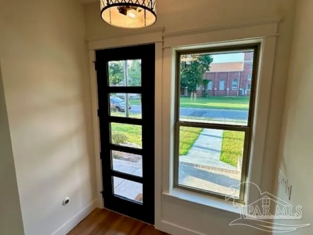 a view of empty room