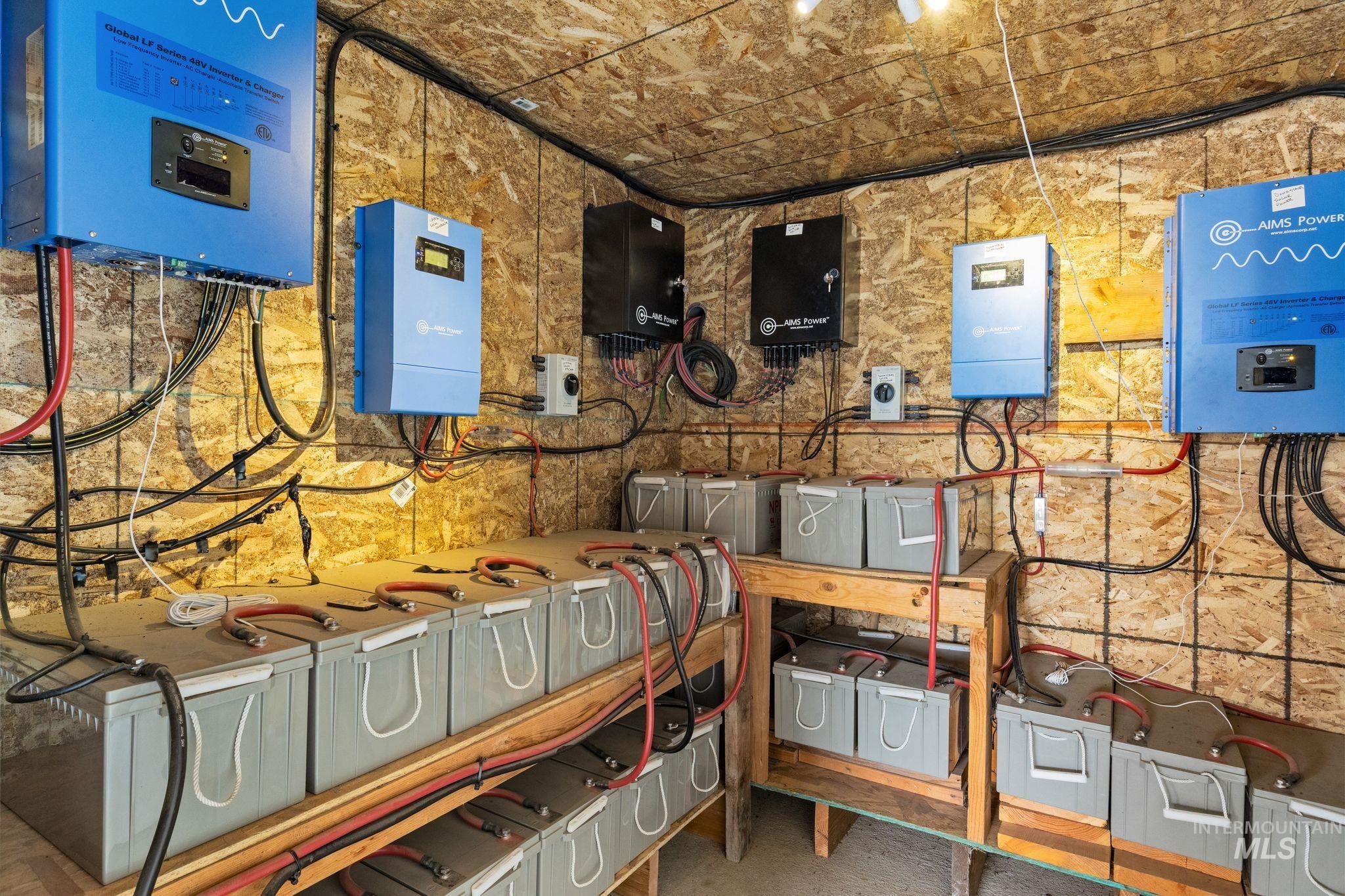 3989 East Mountain Road Anatone, WA 99401 - Photo 36 of 49 Integrated solar power system with multiple inverters and battery storage