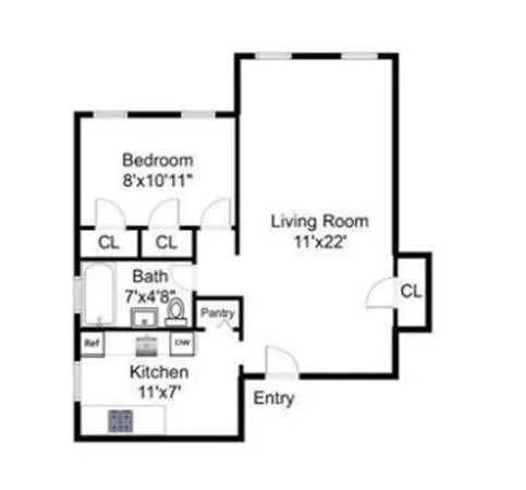 $2,100 | 1666 Commonwealth Avenue, Unit 34, Boston, MA 02135