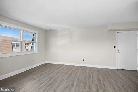 wooden floor in a room