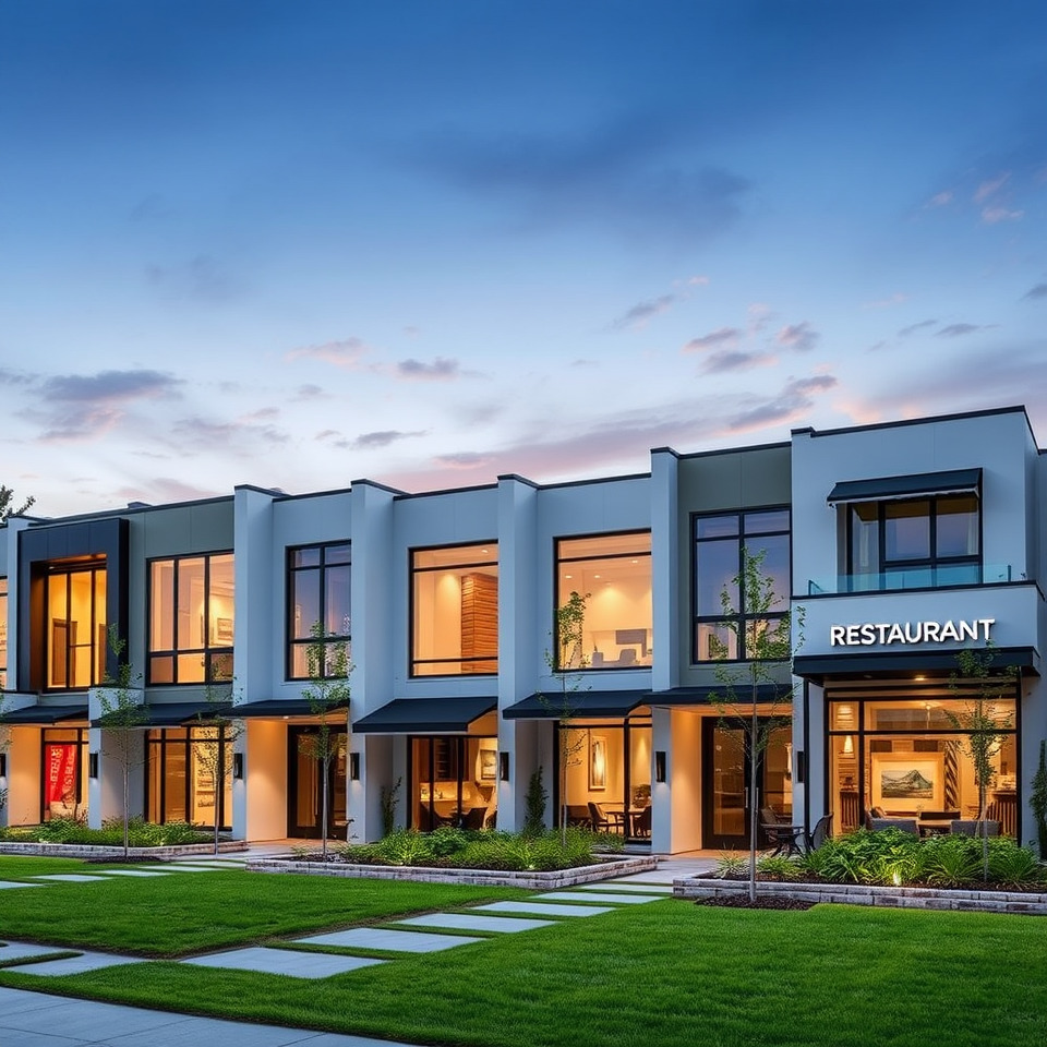 8048 West 111th Street Palos Hills, IL 60465 - Photo 8 of 8 a front view of a residential apartment building with a yard