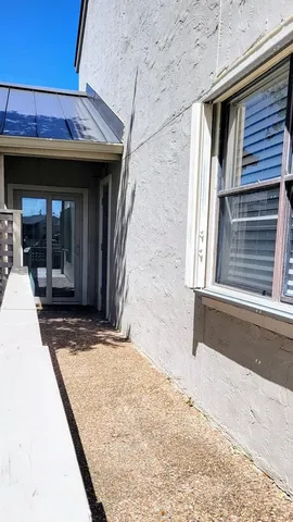 a view of a entryway door