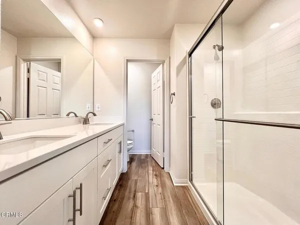 an empty room with a natural light