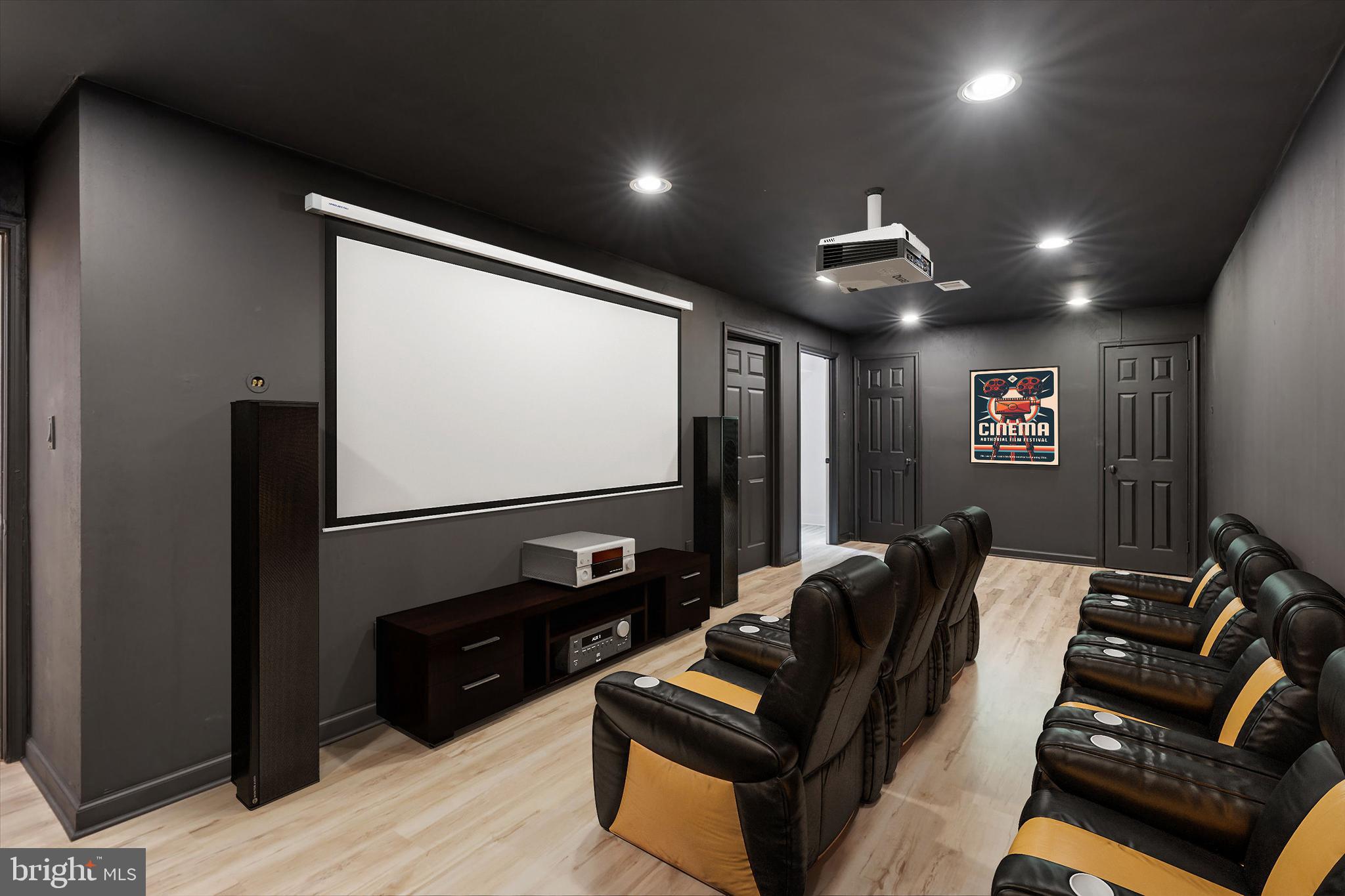 2824 Hill Road Green Lane, PA 18054 - Photo 24 of 40 a projector room with furniture projector and screen