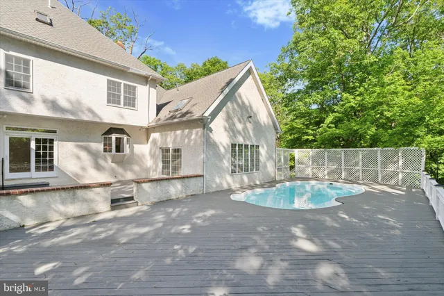 a backyard of a house