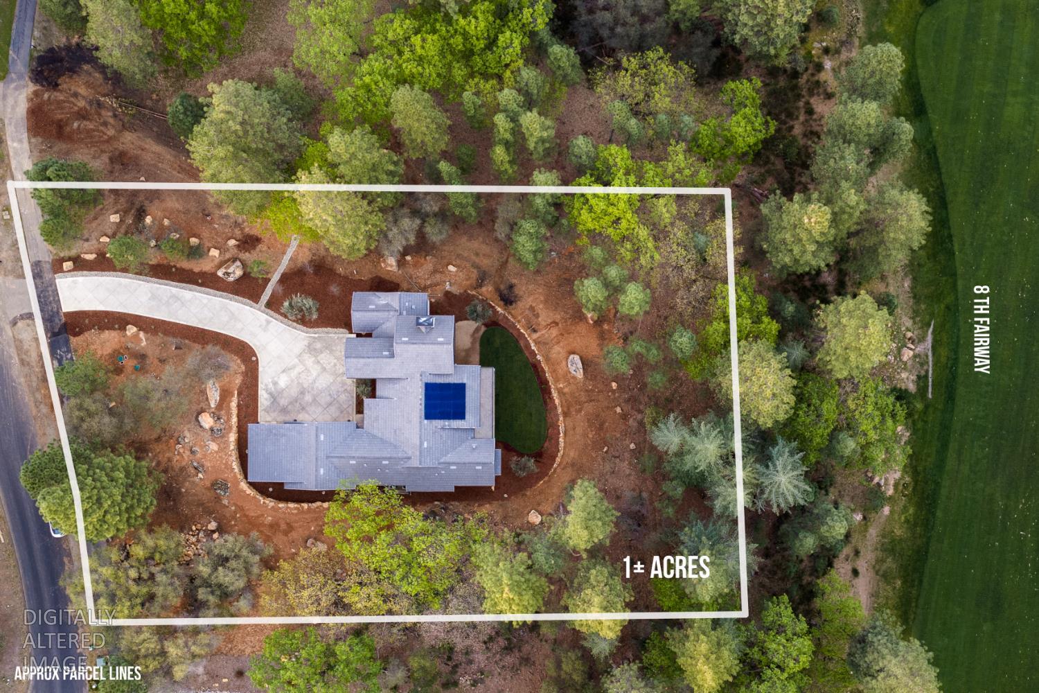 1632 The Point Meadow Vista, CA 95722 - Photo 53 of 61 Parcel lines are approximate and backs up to the Winchester Country Club golf course, 8th fairway