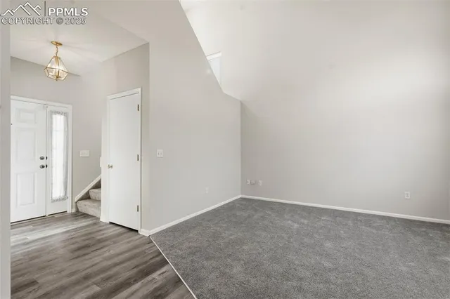 wooden floor in an empty room