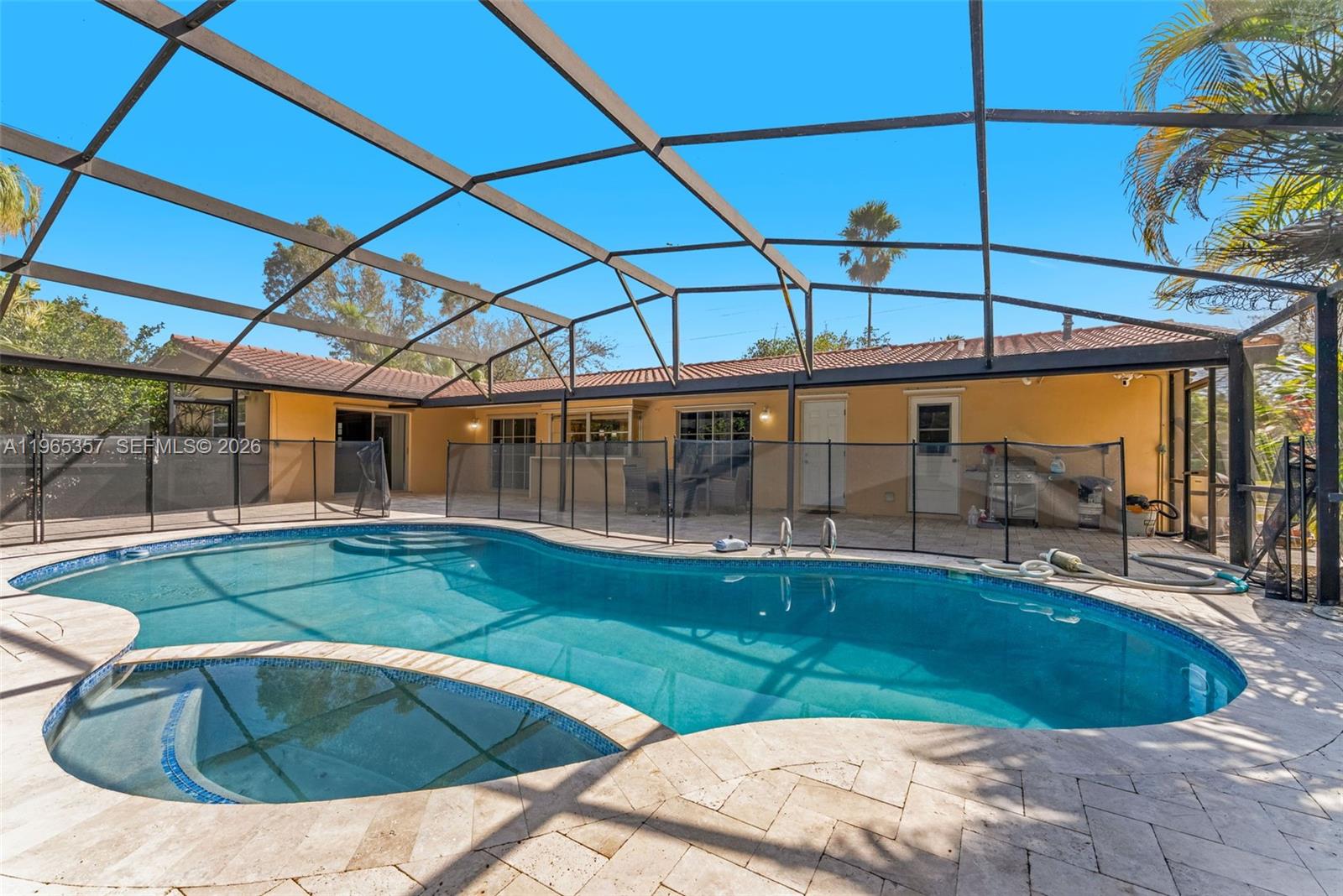 11201 Southwest 136th Street Miami, FL 33176 - Photo 31 of 40 a view of a backyard with swimming pool