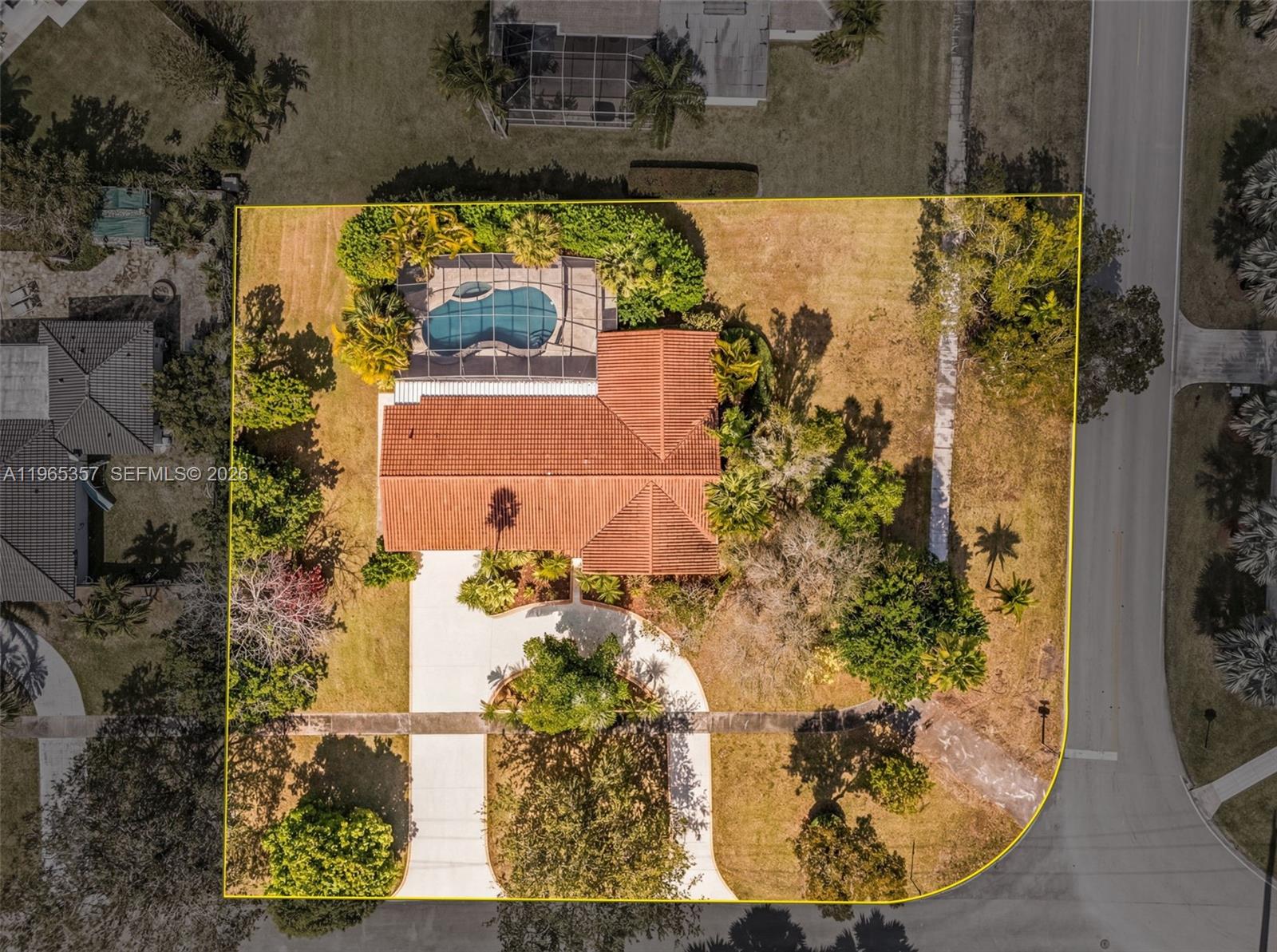 11201 Southwest 136th Street Miami, FL 33176 - Photo 40 of 40 an aerial view of a residential houses with outdoor space