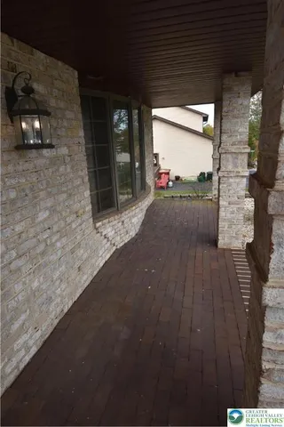 a view of outdoor space and deck