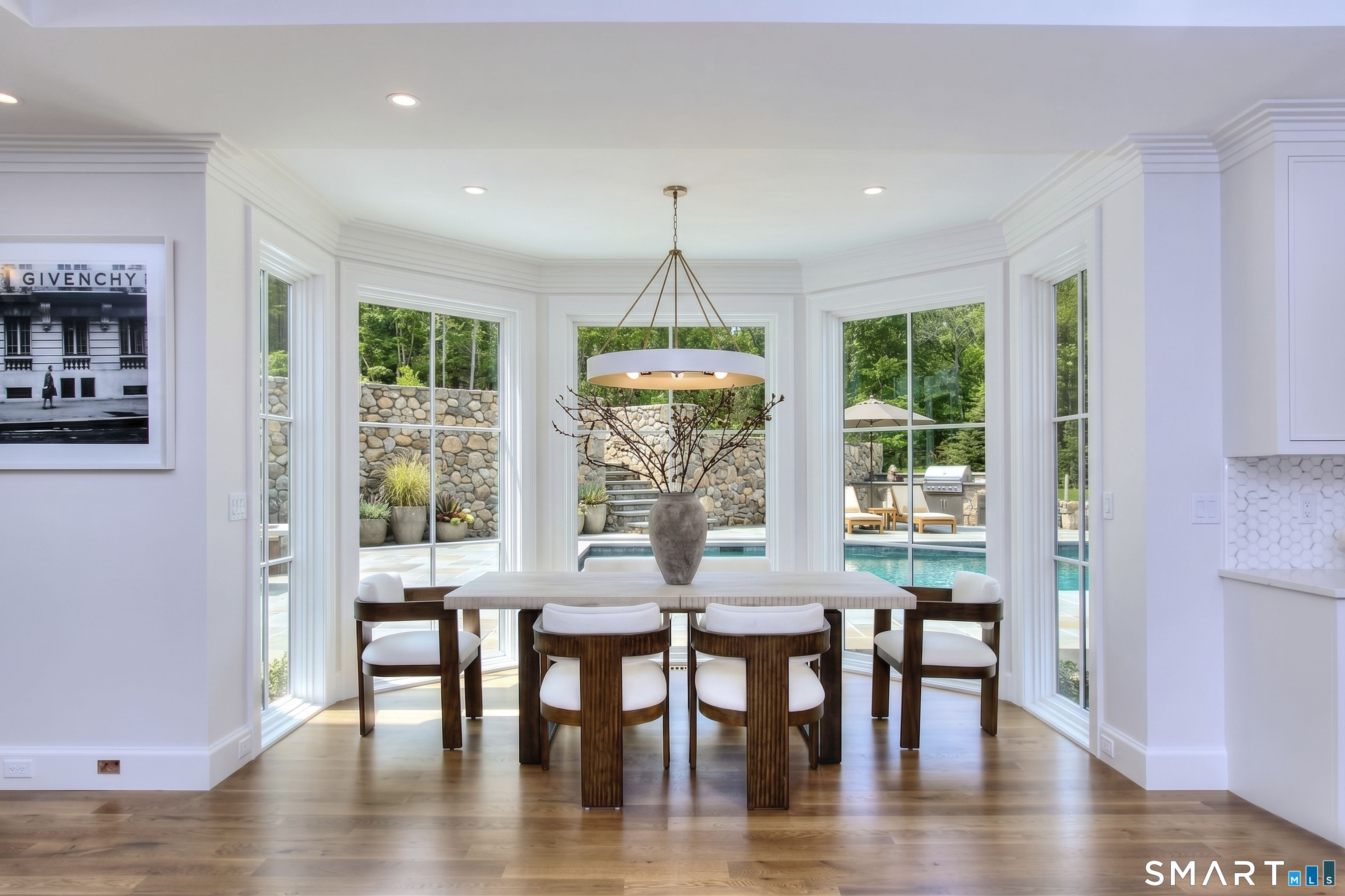48 Kettle Creek Road Weston, CT 06883 - Photo 12 of 40 a dining room with furniture window wooden floor