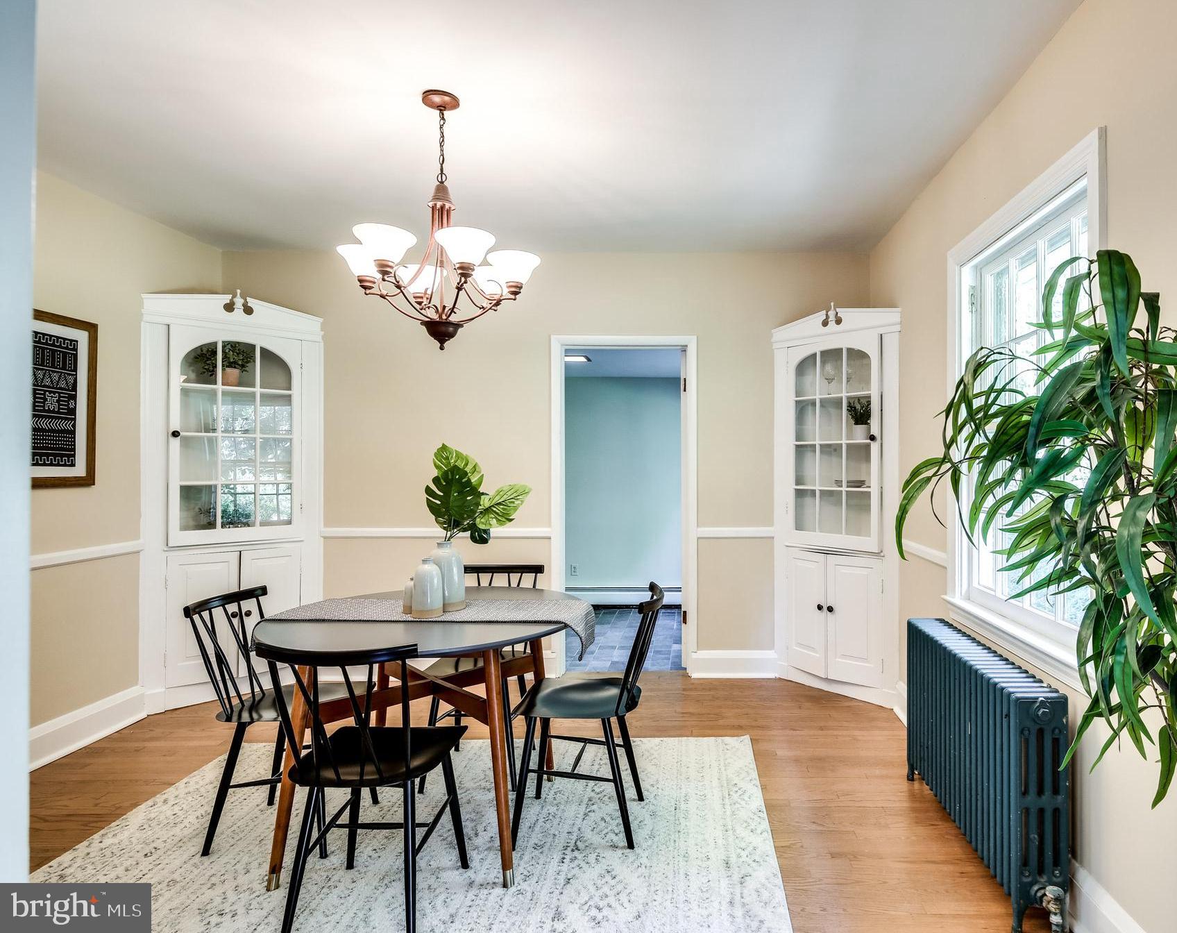 6926 Montgomery Road Elkridge, MD 21075 - Photo 9 of 30 Dining Room w/ Charming Built-in China Cabinets