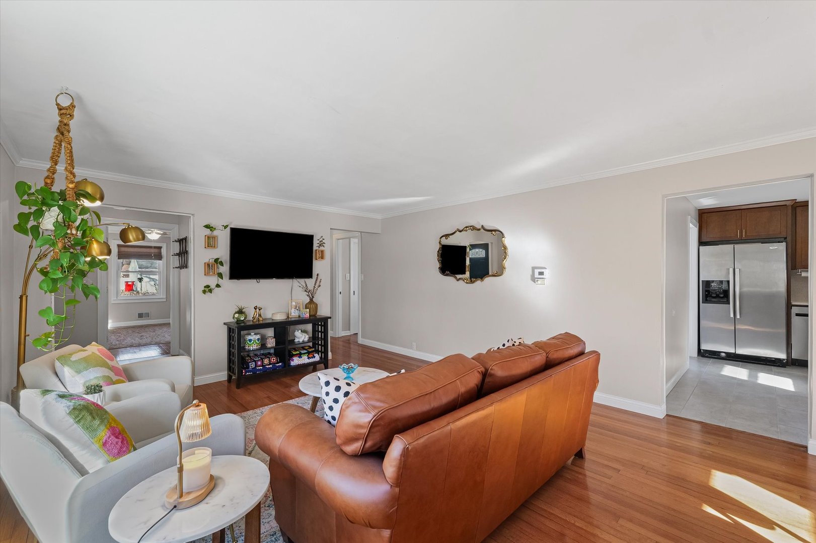 11 Normandy Place Champaign, IL 61821 - Photo 12 of 37 a living room with furniture and a flat screen tv