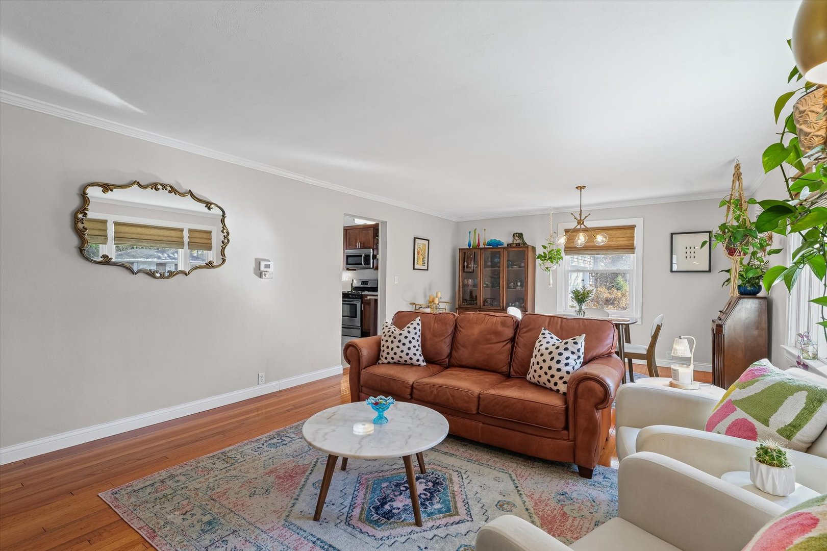 11 Normandy Place Champaign, IL 61821 - Photo 6 of 37 a living room with furniture and a potted plant