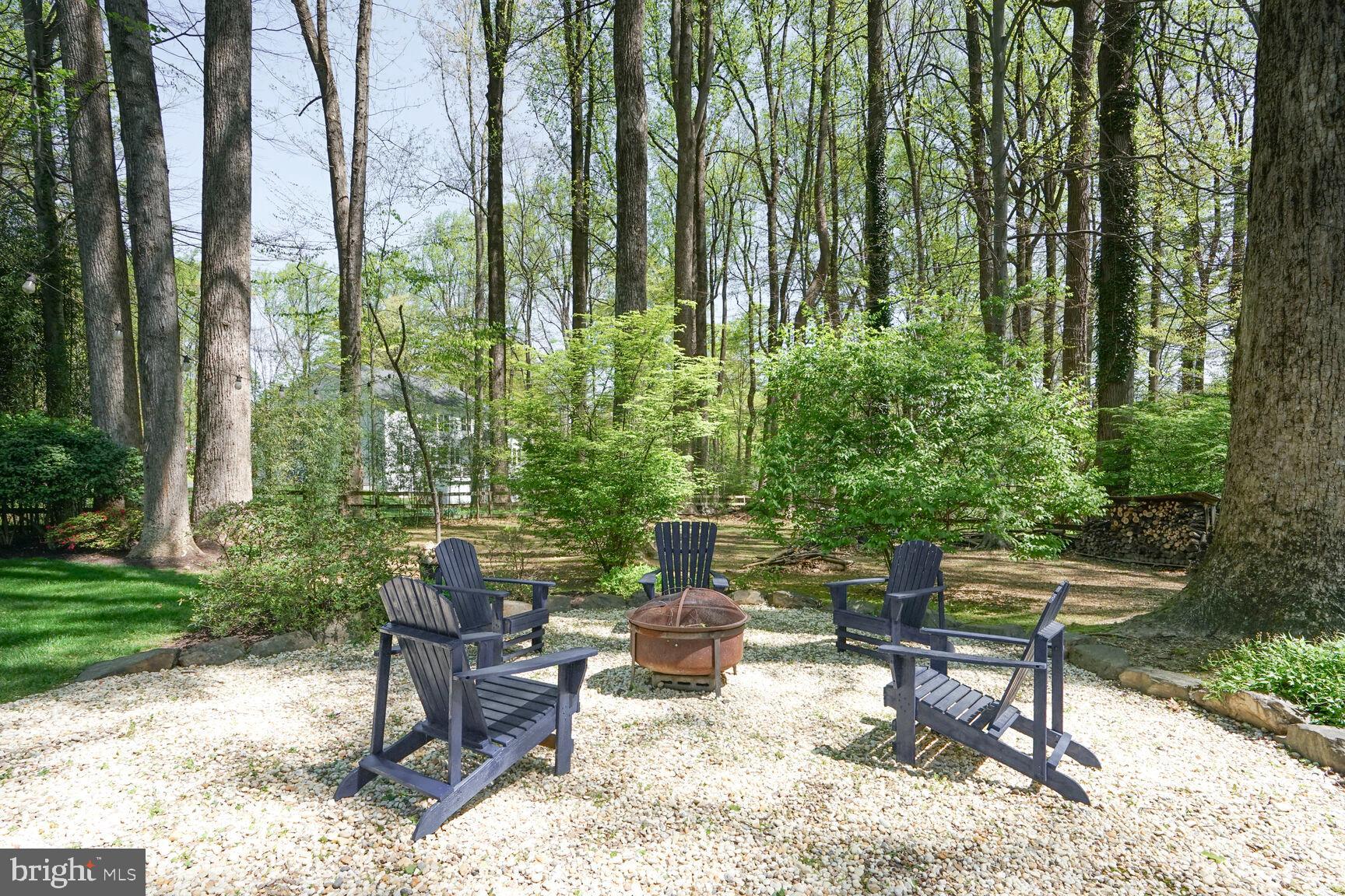 3419 Barkley Drive Fairfax, VA 22031 - Photo 46 of 57 a view of a backyard with sitting area