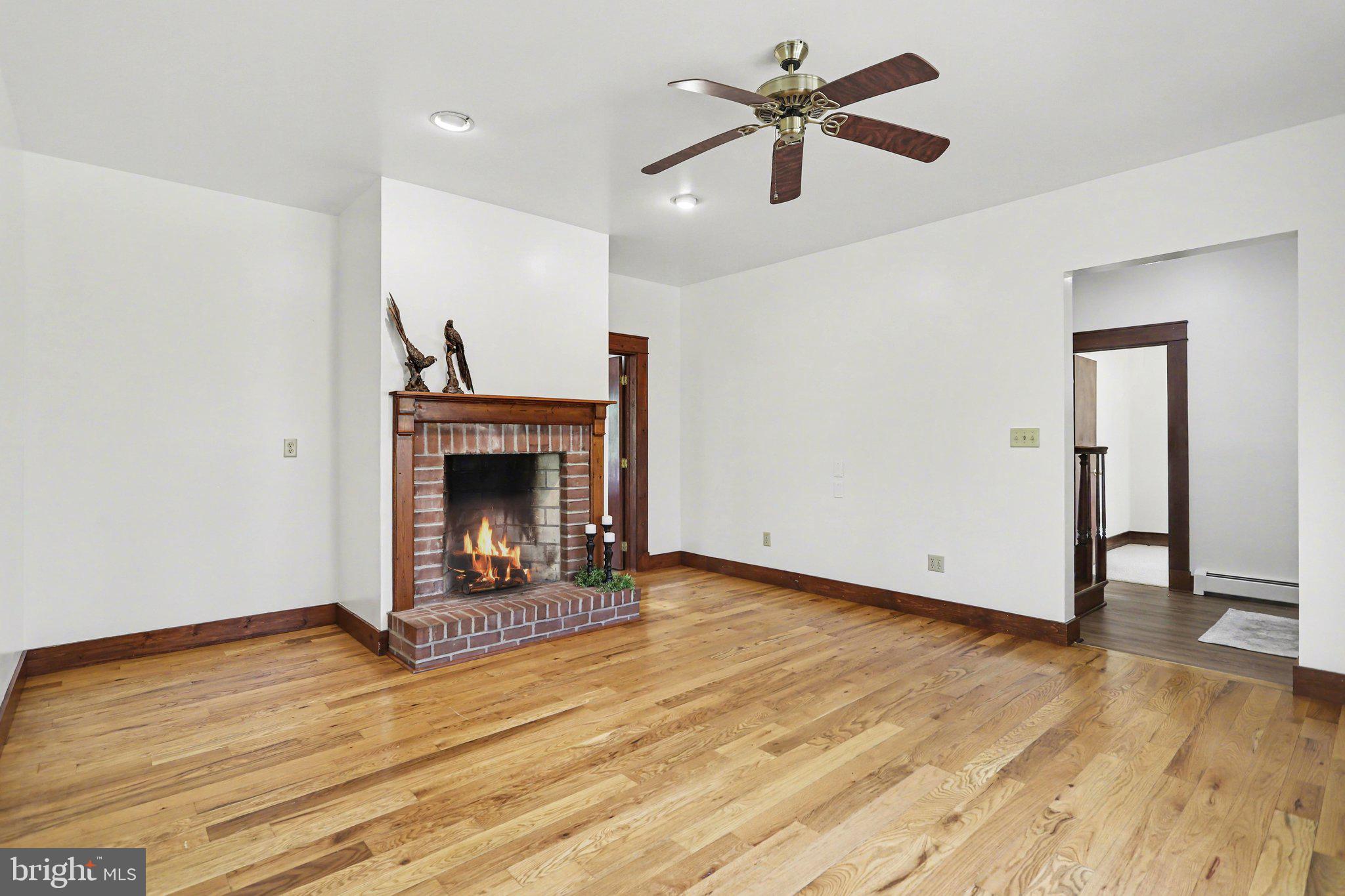 204 Bullfrog Road Gettysburg, PA 17325 - Photo 17 of 52 Living Room with Wood Burning Fireplace