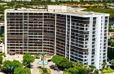 a view of a building with garden