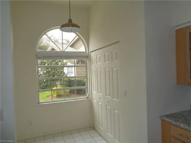 a view of a livingroom with a window